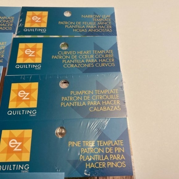 9 Simplicity EZ Quilting Template Stencils Fabric Paper Crafts Scrapbook - Picture 9 of 13